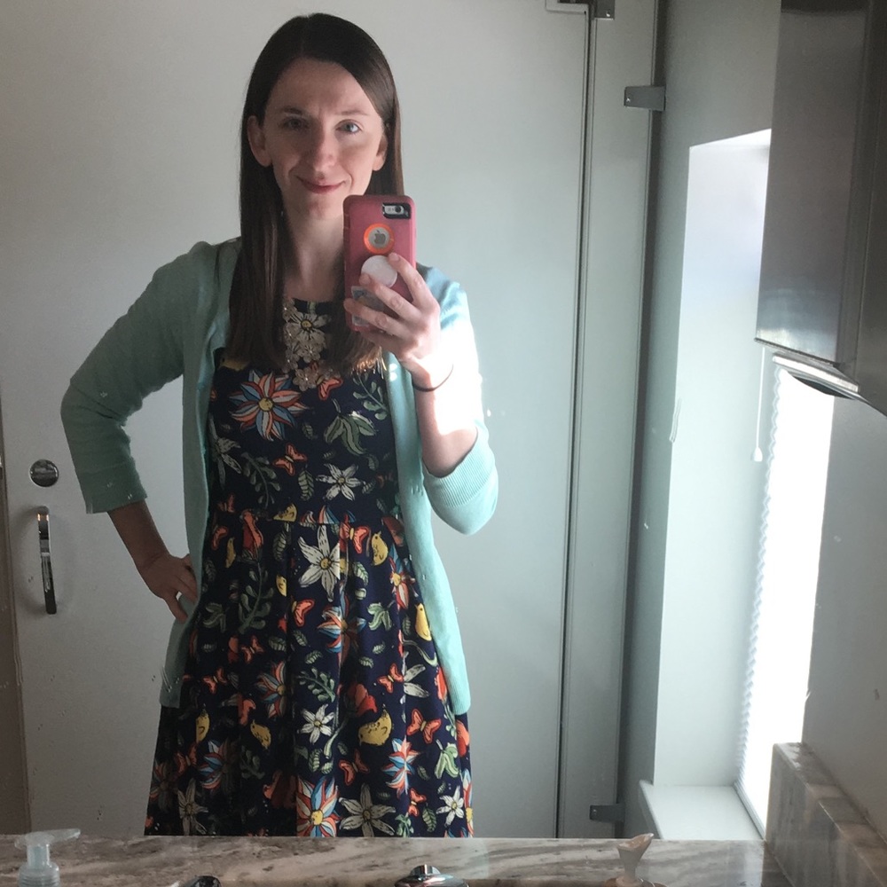 LuLaRoe Amelia flower dress